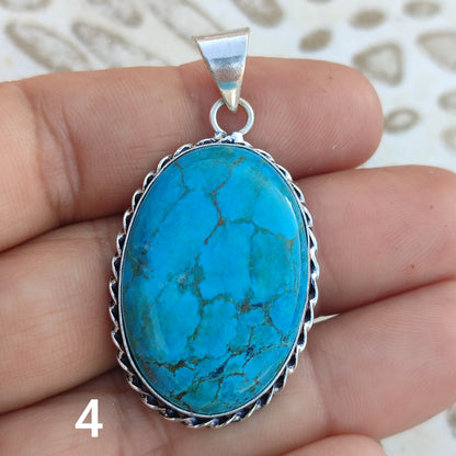 Colgante de Turquesa Natural | Joyería de la India