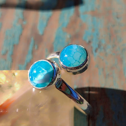 Anillo doble de Apatita