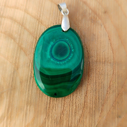 Colgante de malaquita