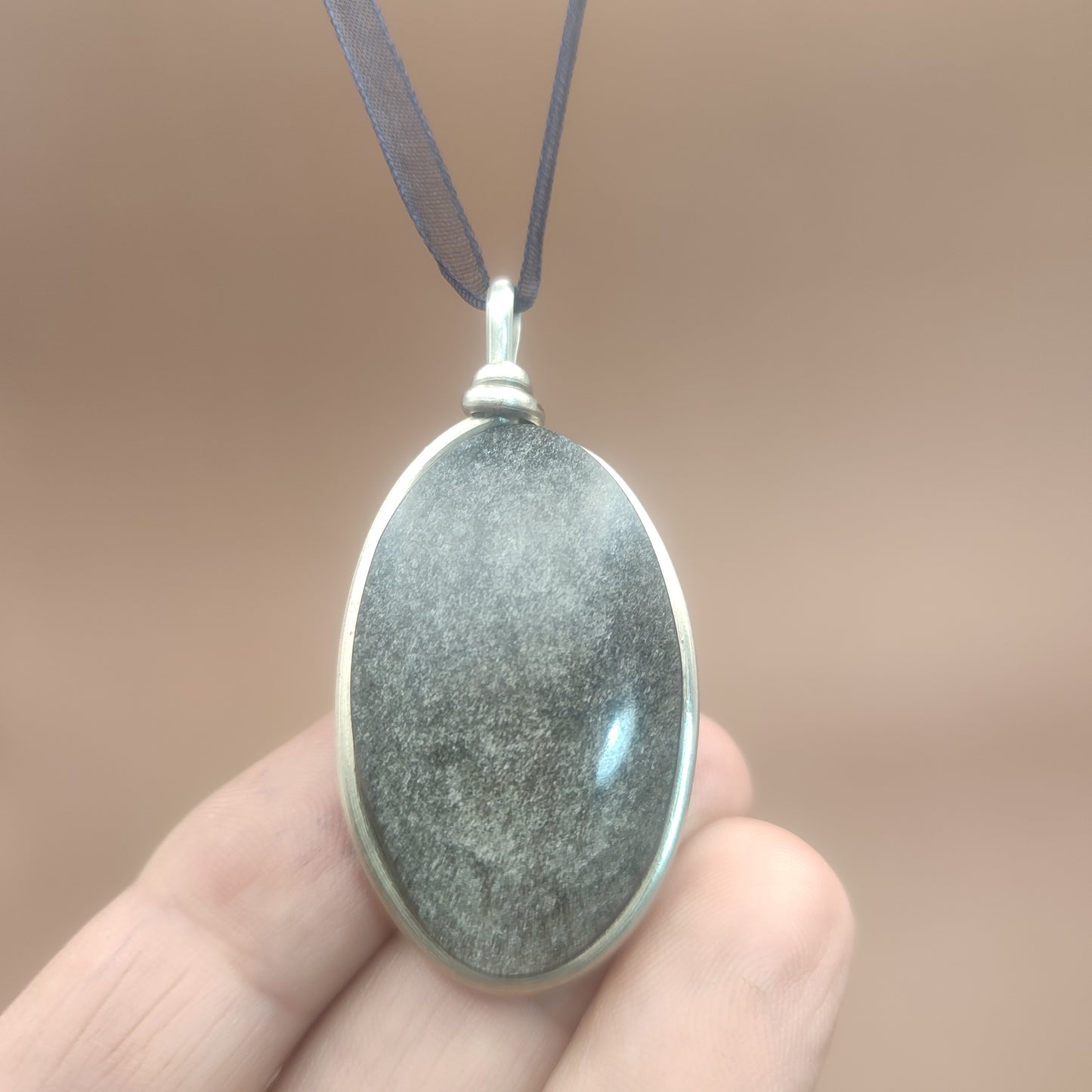 Surprise Obsidian Pendant - Intuitive Protection Amulet