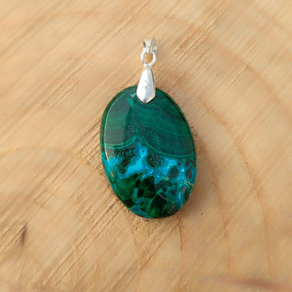 Crisocola con malaquita