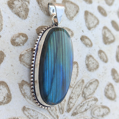 Colgante de Labradorita Natural | Joyería de la India