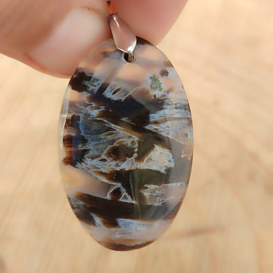 Colgante de Ágata de palo turca