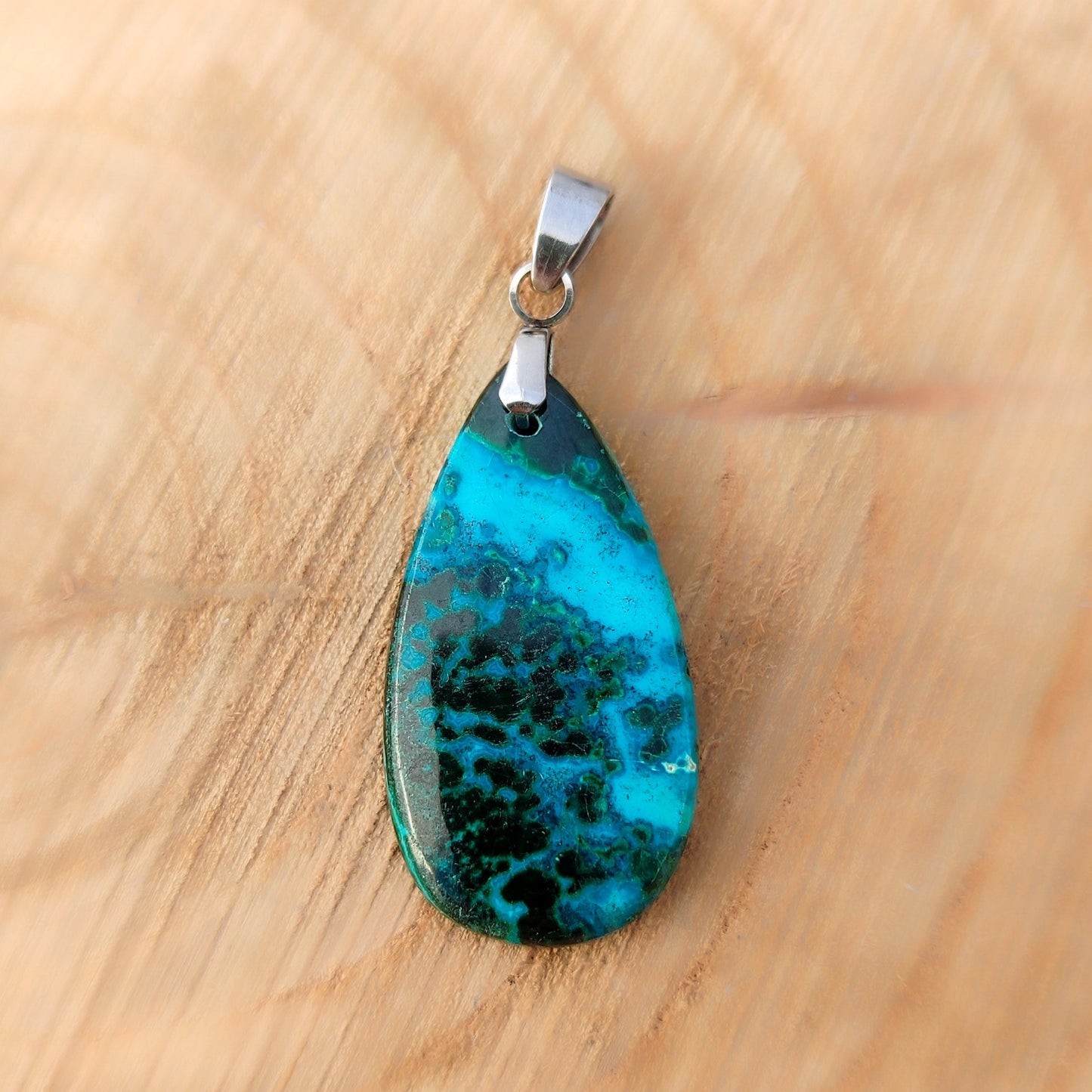 Crisocola con malaquita