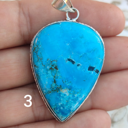 Colgante de Turquesa Natural | Joyería de la India