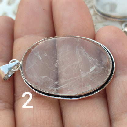 Colgante de Cuarzo Blanco | Joyería de la India