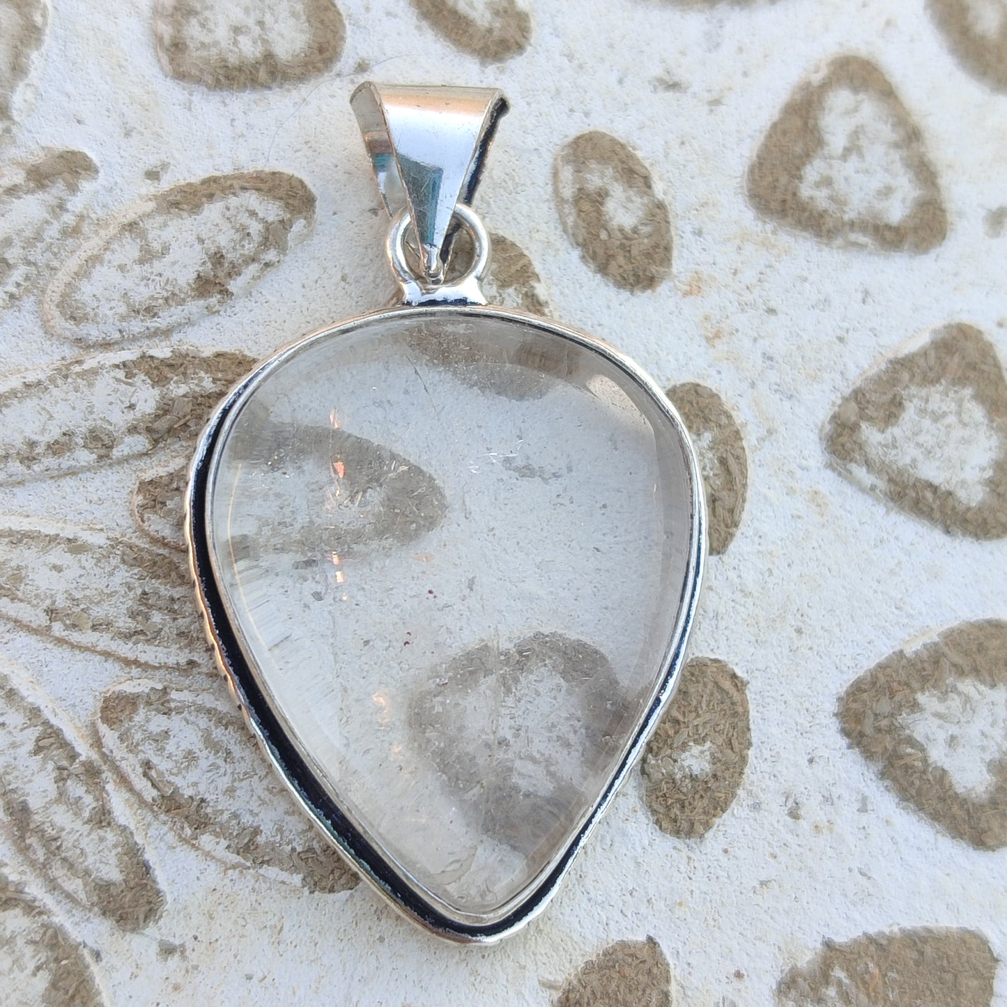 Colgante de Cuarzo Blanco | Joyería de la India
