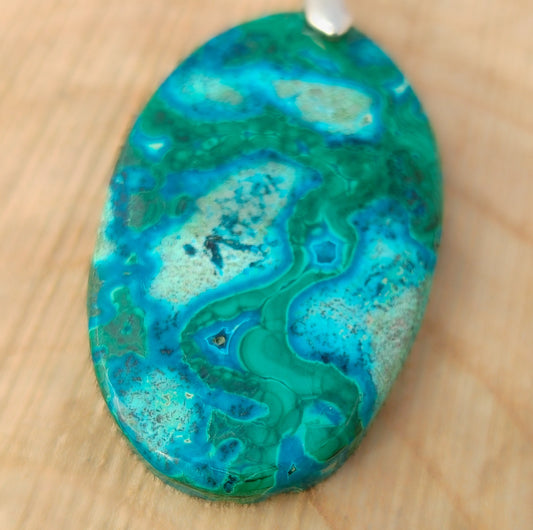 Crisocola con malaquita