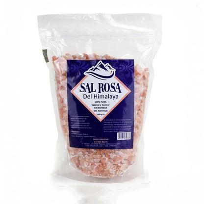 gros sel rose de l'Himalaya